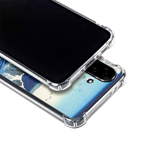 View of the Naruto whirlpools at Awa by Hiroshige Galaxy A36 5G Clear Case